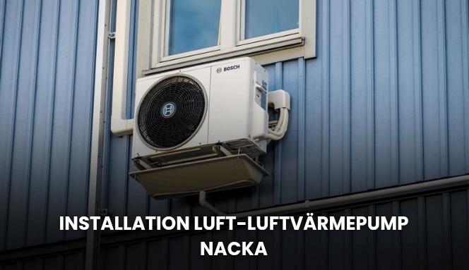 Installation luft-luftvärmepump Nacka | servicevrmepump