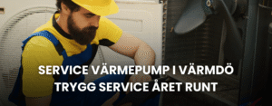 Service värmepump i Värmdö trygg service året runt